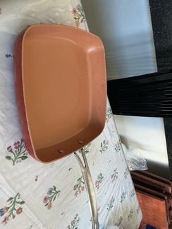 Copper Nonstick Square Frying Pan very good condition