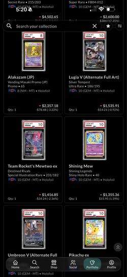 Pokémon cards