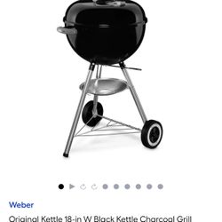 🌟 BRAND NEW IN BOX! Weber Original Kettle 18-in Charcoal Grill (Model #441001)-CASH ONLY!!!