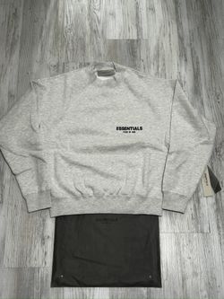Fear of God Essentials Light Oatmeal Crewneck XXS