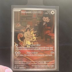 Team Rockets meowth #203/182