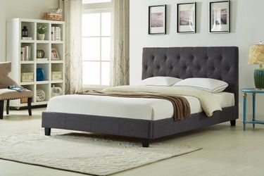 Queen bed frame mattress sold separately