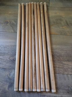 Wooden Dowel Rods – Set of 9