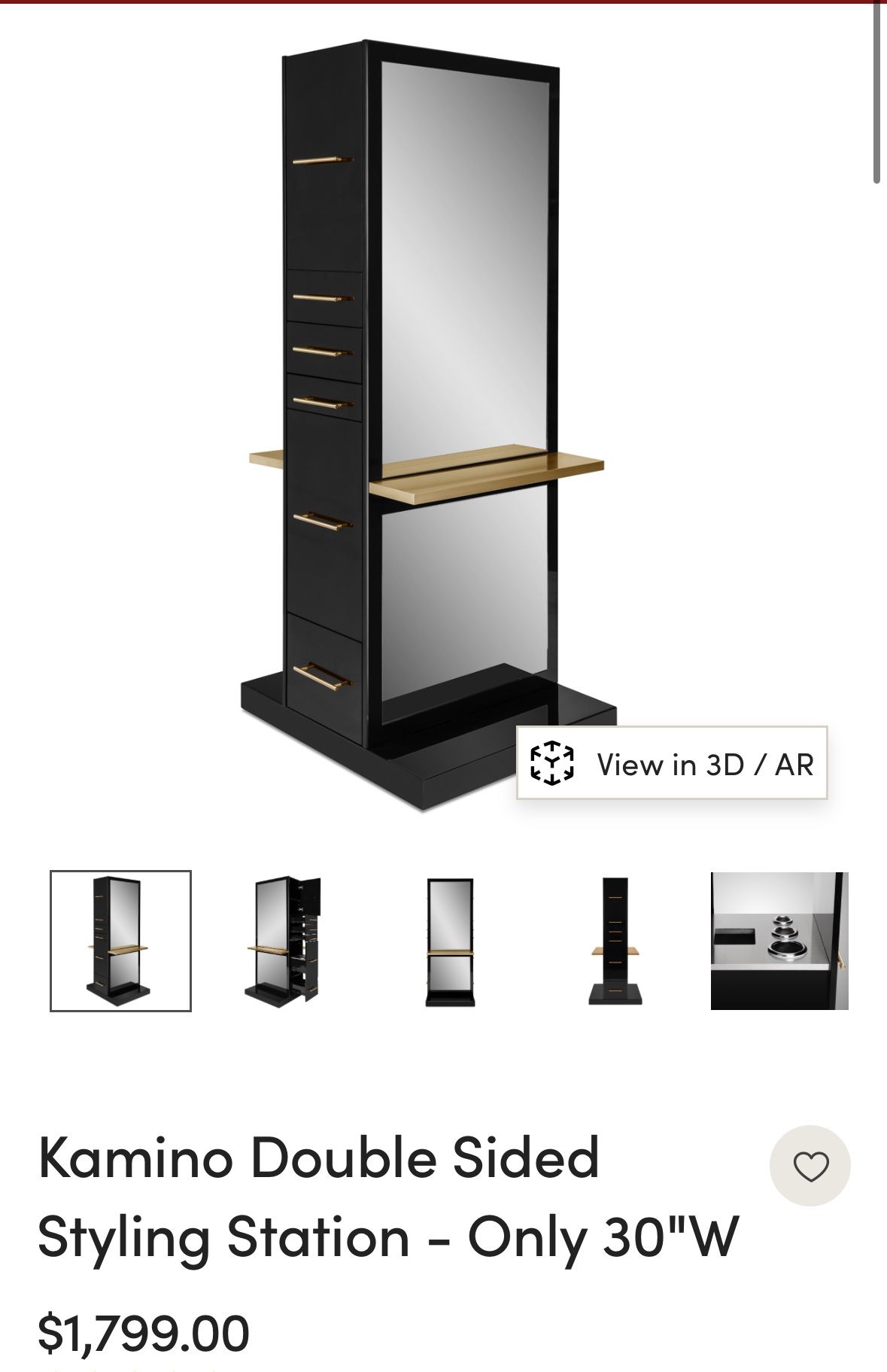 Double Sides Salon Station