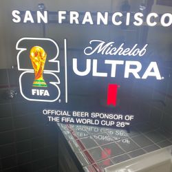 Fifa World Cup michelob ultra neon