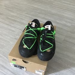  Off-White x Blazer Low 'Black' Size 5.5 Men