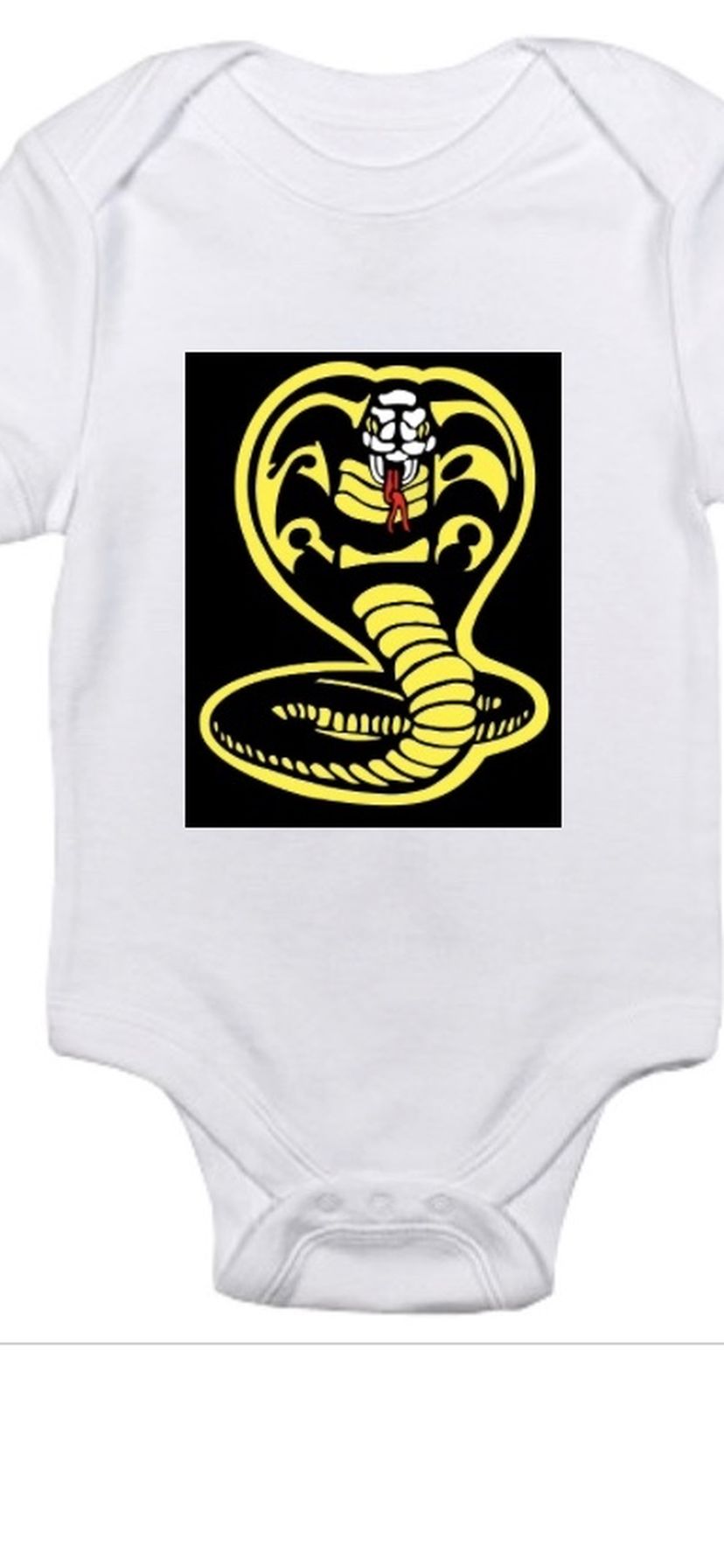 Cobra Kai Baby Onsie