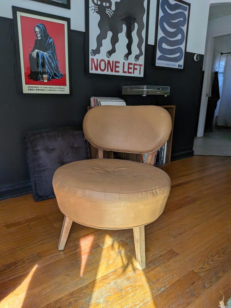 Large Round Accent Chair