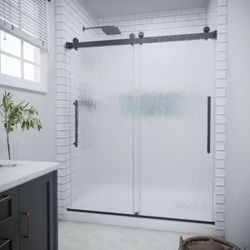 44 in. - 48 in. W x 74 in. H Sliding Frameless Shower Door