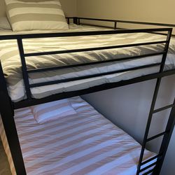 Full Over Full Bunk Bed with One High End Mattress