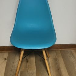 2 Blue Dining Chairs 
