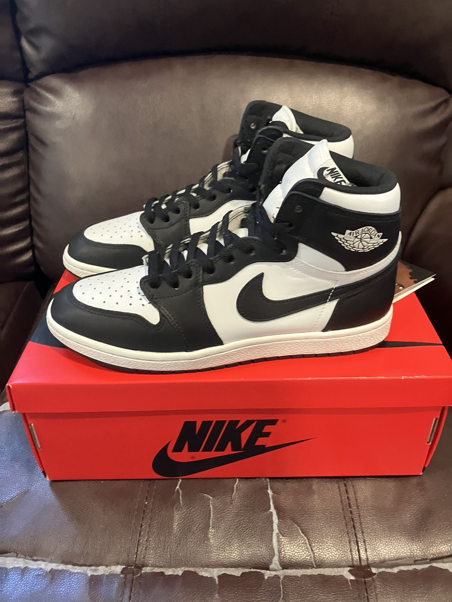 Nike Air Jordan 1 Retro High 85 Black White Size 10.5