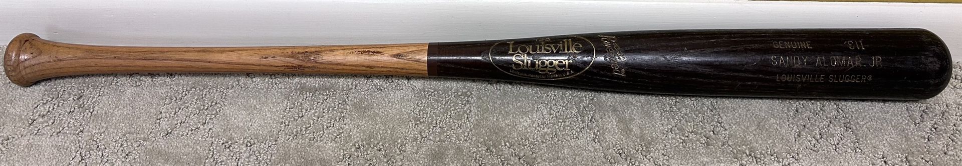 Cleveland Indians Sandy Alomar Jr. Game Used Baseball Bat