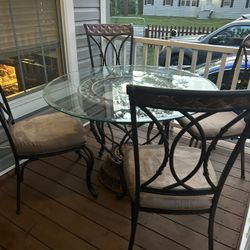 Table and Four Chairs 