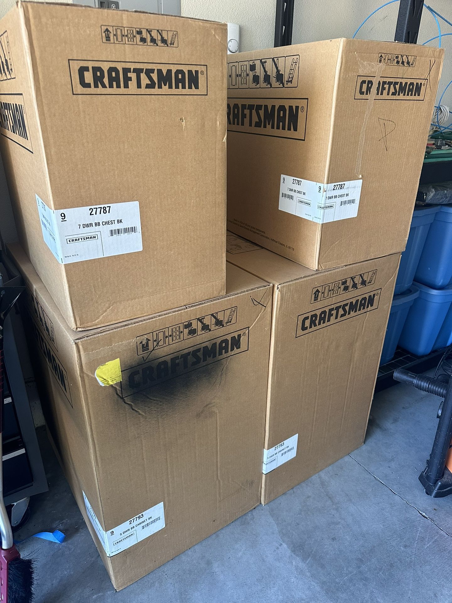 NIB Craftsman 5 & 7 drawer Tool Chest Sets