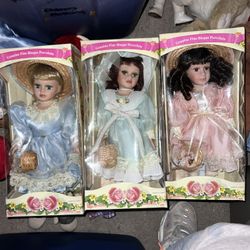 Old porcelain dolls