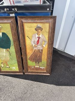 Bart forbes framed  golf art