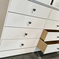8 Drawer White Color 