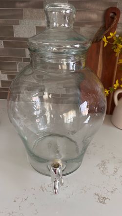 Glass Beverage Dispenser