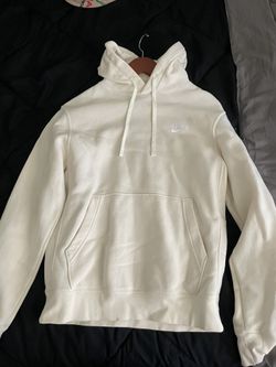 Cream nike hoodie