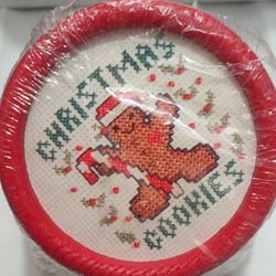 Christmas Cookie Crossstitch Container