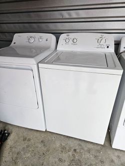 GE Top-Load Washer Dryer Set $120 Will deliver