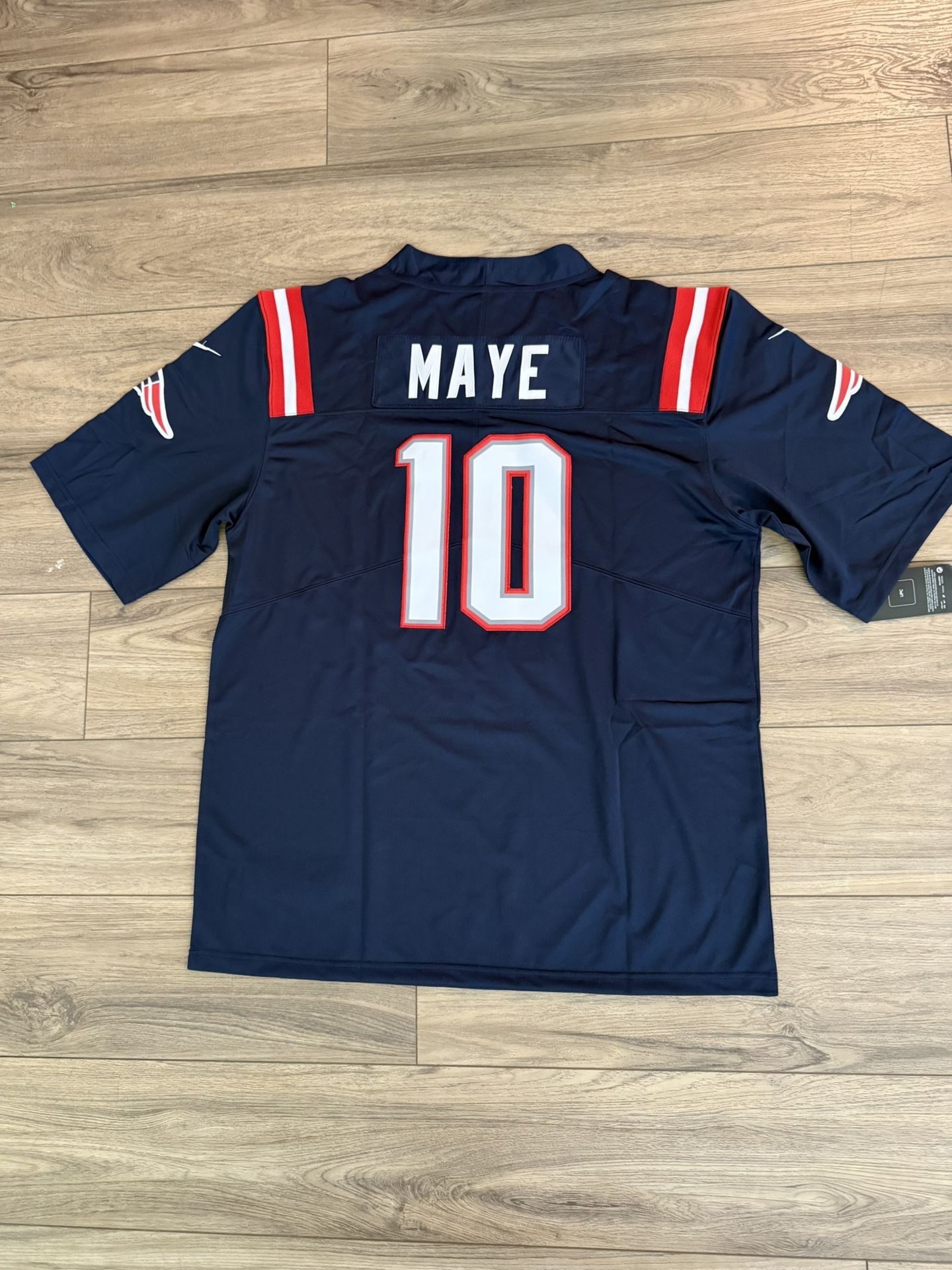 Men’s New England Patriots Drake Maye Blue Stitched Jersey, S To 3Xl