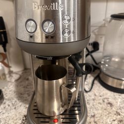 Breville Bambino Espresso Machine + Accessories Stainless Steel Coffee Maker MOVING OUT SALE