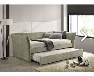 TWIN DAYBED WITH TRUNDLE ( FREE DELIVERY )
