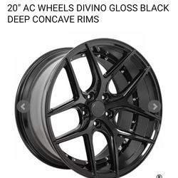 BRAND NEW AC WHEELS AND TIRES STAGGERED