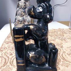 Vintage Poodle Bookend Clay Where