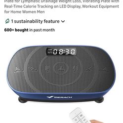 Merach whole body Exercise Vibration plate new Still Factory Sealed (blue)