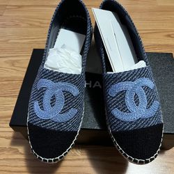 Chanel Tweed Espadrilles MH367 - Size 37 (7) for Sale in Queens