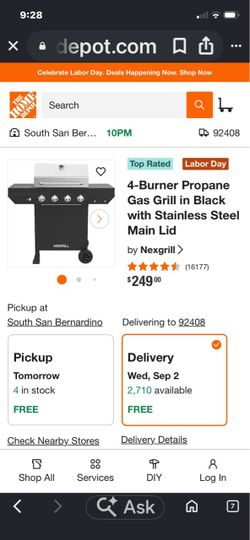 Gas grill 4 burner Nexgrill