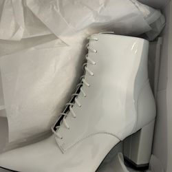 Calvin Klein WHITE Booties