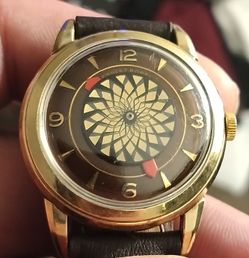 RARE VINTAGE ERNEST BOREL KALEIDOSCOPE WATCH