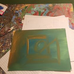 Abstract Original Paintings Set of 2