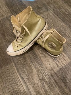 Chucks converse Gold sparkles