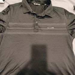 Like New Travis Mathew Black Polo Shirt