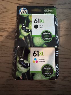 HP 61XL Black and Tri-Color Ink Cartridges
