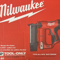 M12  .23 Gauge Pin Nailer  2540-20 