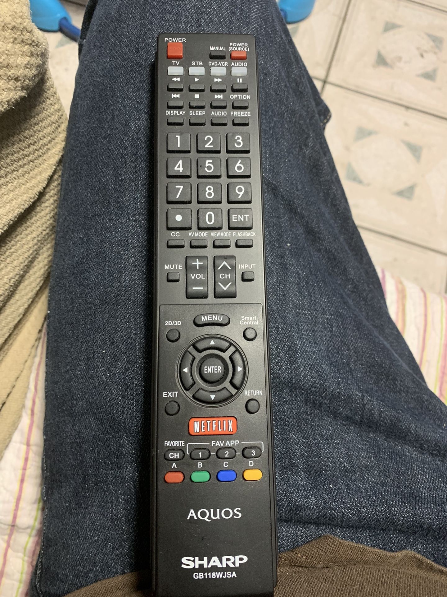 Sharp Aquos Remote