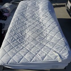 Twin Bed. Mattress And Frame