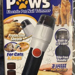 Electric pet nail trimmer