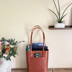 Handmade Leather Tote Bag