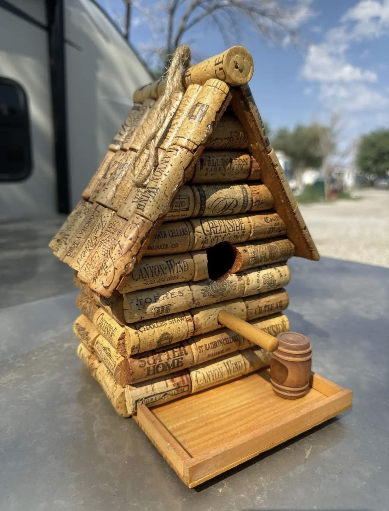 Palisade Wine Cork Bird House