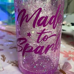 Snow Globe Glass Tumbler