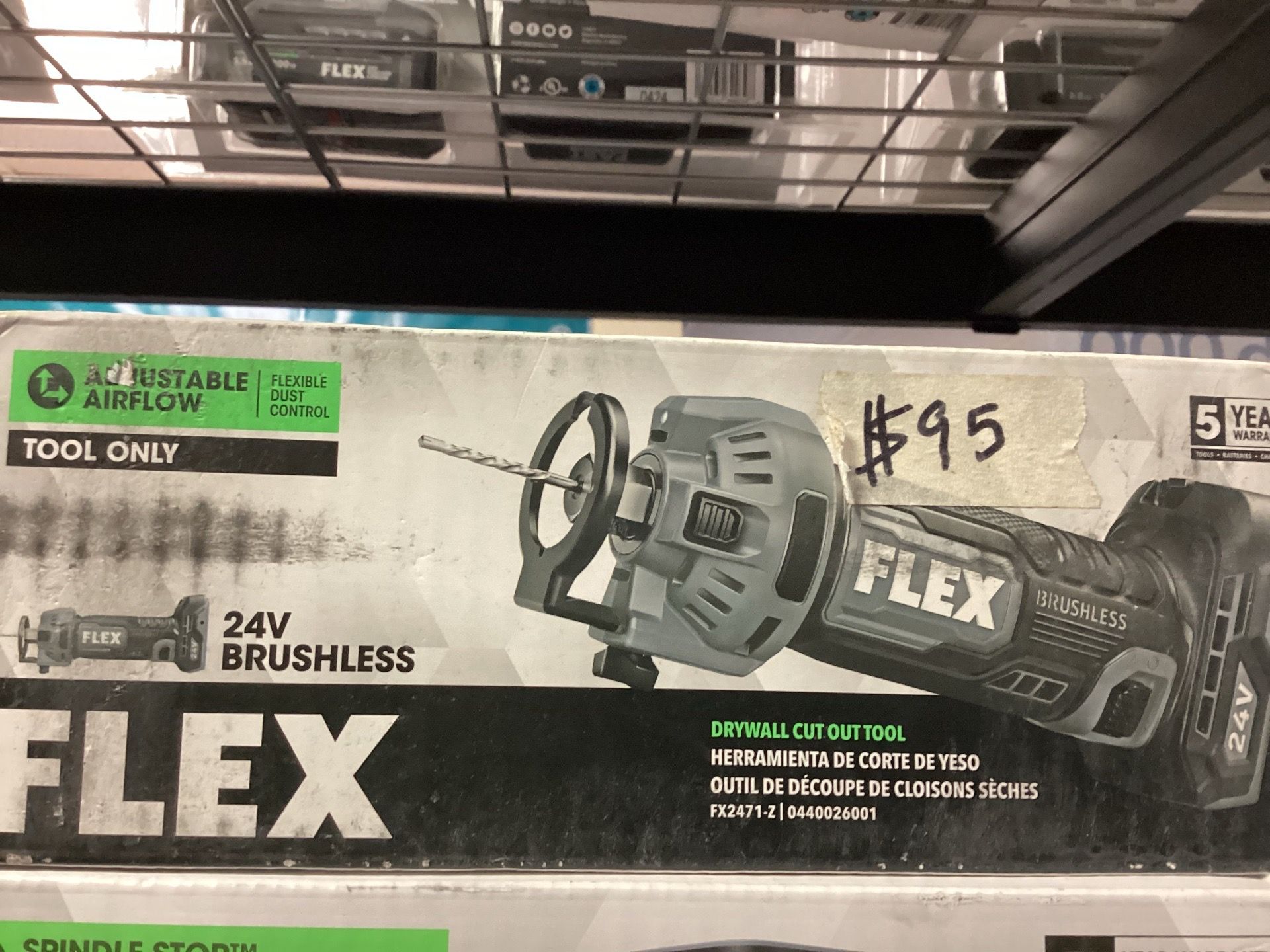 FLEX 24V Brushless Drywall Cut Off Tool (Tool-Only) $95