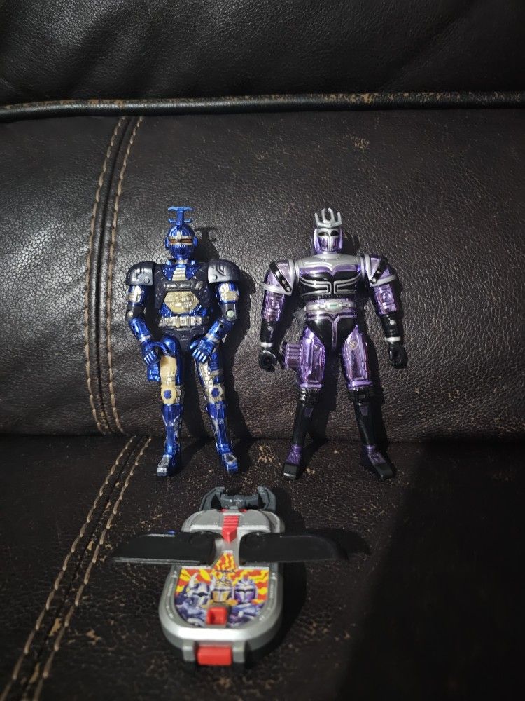 Lot Of 3 Big Bad Beetleborgs Figures