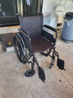 Wheel chair.